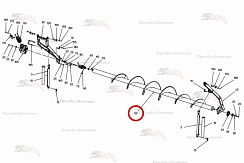 Картинка запчастей: Распределяющий шнек 101.01924 для свеклоуборочного комбайна Grimme Rexor 620/630