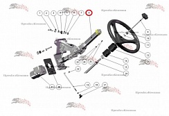 Картинка: Колонка рулевая 2522-3401010 для МТЗ-3022, МТЗ-3522, МТЗ-3525