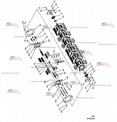 Картинка запчастей: Счищающий вал SPI.23482 для свеклоуборочного комбайна Grimme Rexor 620/630