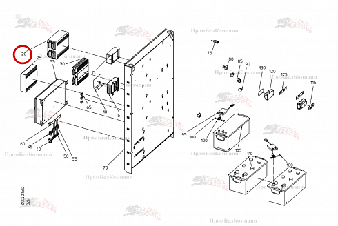 Система Drive Control B94.03010 для свеклоуборочного комбайна Grimme Rexor 620/630