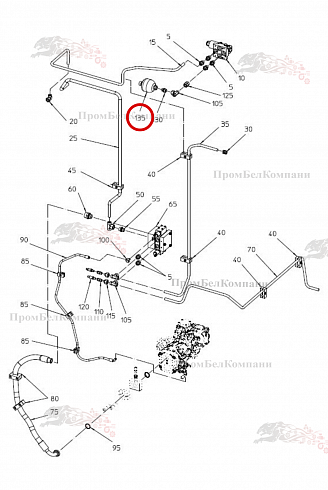 Аккумулятор D 0.5-210 GAV 30БА B92.03296 для свеклоуборочного комбайна Grimme Rexor 620/630