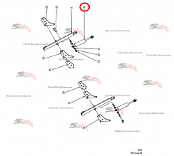 Картинка запчастей: Гидроцилиндр (цилиндр двойного действия) 092.00247 для свеклоуборочного комбайна Grimme Rexor 620/630