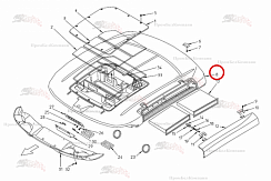 Картинка запчастей: Крыша кабины B81.00879 для свеклоуборочного комбайна Grimme Rexor 620/630