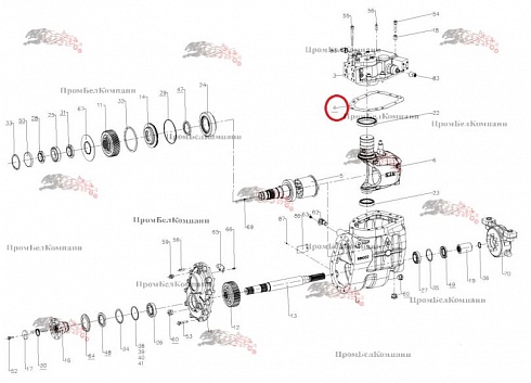 ET-50.20.0286 ORIG Прокладка коробки передач SAUER BIBUS ICVD-GT-S1N-233V