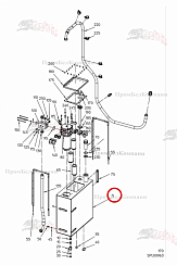 Картинка запчастей: Гидравлический бак 101.01746 для свеклоуборочного комбайна Grimme Rexor 620/630
