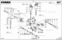 Картинка главный распределитель 0000403340 для комбайна claas lexion 560