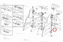 Картинка запчастей: Корпус выгрузной части бункера 101.05392 для свеклоуборочного комбайна Grimme Rexor 620/630