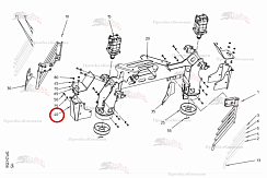 Картинка запчастей: Защита 015.81878 для свеклоуборочного комбайна Grimme Rexor 620/630