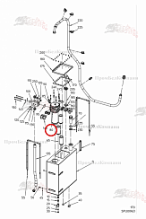 Картинка запчастей: Обратный всасывающий фильтр B92.50310 для свеклоуборочного комбайна Grimme Rexor 620/630