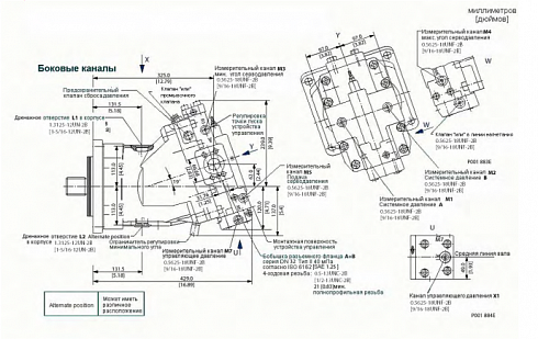 51V250 Гидромотор аксиально-поршневой SAUER DANFOSS 51V250-RC8N-HZB1-CNC2-ACA-050AAH0-2000 ( 83028106 ) для зерноуборочного комбайна Claas Lexion 600