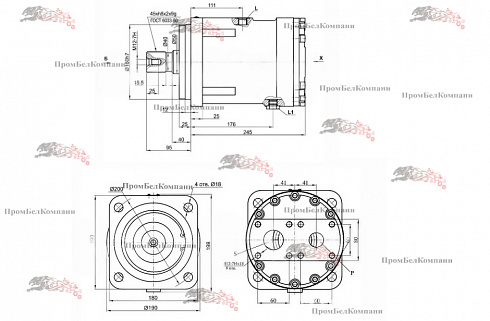 Гидронасос аксиально-поршневой А1-112/25.04 ( А1-112/25-04 ) для Амкодор 325, 332, 333, 342, 352, ТО-28А