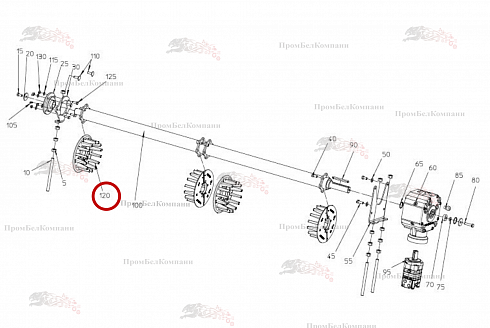 Пальцевый диск 006.00743 для свеклоуборочного комбайна Grimme Rexor 620/630