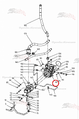 Картинка запчастей: A4VTG90 Насос Bosch Rexroth A4VTG90EP3/32L-NSD10F021SP-S (R902154565) B92.05964 для свеклоуборочного комбайна Grimme Rexor 620/630