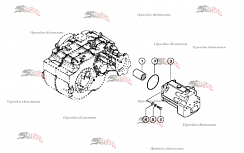 Фото гидромотор claas 7719160, 0007719160, 771916.0 для claas lexion 580, 570, 560