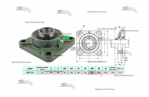 Изображение корпус без подшипника f214 (syf514) 