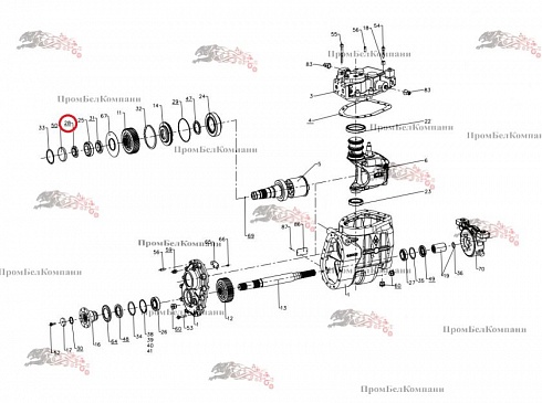 ET-50.20.0412 ORIG Гайка КПП / Коробки передач SAUER BIBUS ICVD-GT-S1N-233V