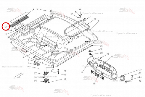 Решетка B81.00526 для свеклоуборочного комбайна Grimme Rexor 620/630