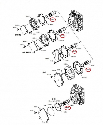 Упорная шайба Sauer Danfoss 141105 для гидронасосов H1P045-100