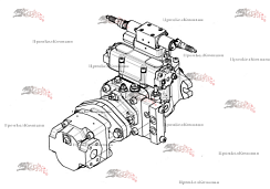 Фотография Гидронасос Bondioli&Pavesi M4PV50-450330AL3BJR-235 ( 354458330238923 ) для КВК-800 ( ПАЛЕССЕ FS80 ) КВС-5-0604330