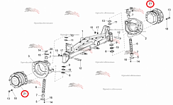 Фото гидромотор ( гидромотор-колесо) poclain hydraulics ms11-0-121-a11-1830-k000 005443837p для уэс-2-250а «палессе 2u250а»