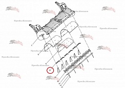 Картинка запчастей: Клин 006.00665 для свеклоуборочного комбайна Grimme Rexor 620/630