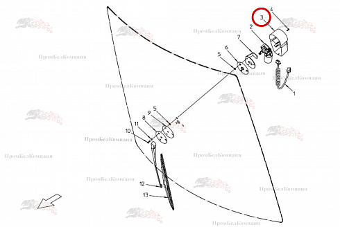 Крышка впереди B81.01050 для свеклоуборочного комбайна Grimme Rexor 620/630