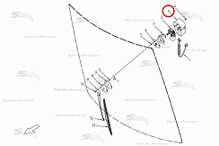 Картинка запчастей: Крышка впереди B81.01050 для свеклоуборочного комбайна Grimme Rexor 620/630