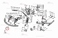 Картинка запчастей: Крепежный зажим 100.99018 для свеклоуборочного комбайна Grimme Rexor 620/630
