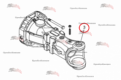 Картинка запчастей: Корпус оси моста Dana 212  212.06.083.01 (replacement 212.06.001.47) 