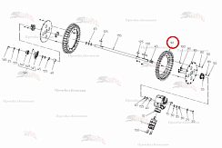 Картинка запчастей: Пальцевый диск 101.02268 для свеклоуборочного комбайна Grimme Rexor 620/630