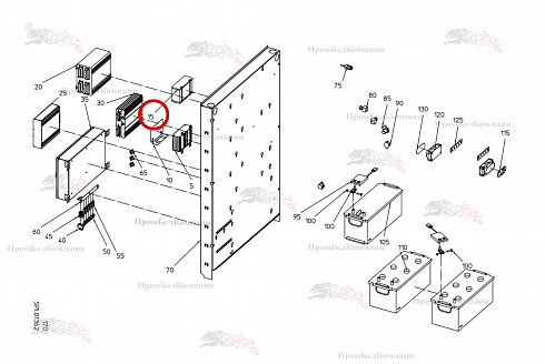 Модуль ЕСС B94.04300 для свеклоуборочного комбайна Grimme Rexor 620/630