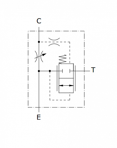 Гидравлический клапан / трёхлинейный регулятор расхода WALVOIL  VPR/3/ET 100/V ( 1620051100 ) PM1514329 