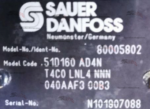 Гидромотор Sauer Danfoss 51D160 (модель 80005802) для Амкодор 527, Амкодор 320
