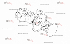 Фотография Гидронасос Kayaba 20640-44010 PSV2-63T-2 KNJ1025 (410033) для экскаватора Link Belt LS2650, JCB JS130