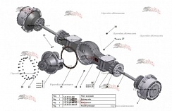 Картинка запчастей: Мост ведущий 342.05.01.000.01 / 342.05.01.000-01 для Амкодор