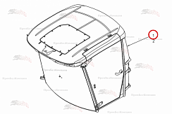 Картинка запчастей: Кабина Grimme B81.00830 для свеклоуборочного комбайна Grimme Rexor 620/630