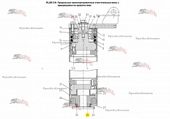Картинка втулка (ступица) 20-m08-006-078-002 spp.09106 для свеклопогрузчика franz kleine (кляйн) rl 200 sf mouse (мышка)