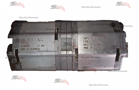 Изображение гидронасос шестеренный двухсекционный sauer danfoss snp2/8 d c045 + snp2/8 d fr03 для рулевого управления опрыскивателя matrot maestria гидронасосы