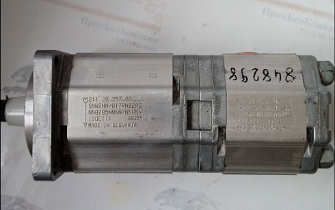 Гидронасос шестеренный 2-ух секционный Sauer Danfoss 211.20.257.00 SNW2NN/017 + 111.20.076.00 SNP2NN/6