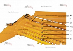 Картинка шнек поперечный 28-м11-006-015  spp.09592 для franz kleine (кляйн) rl 200 sf mouse (мышка)