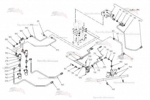 Двухходовой двухпозиционный клапан B92.05594 для свеклоуборочного комбайна Grimme Rexor 620/630