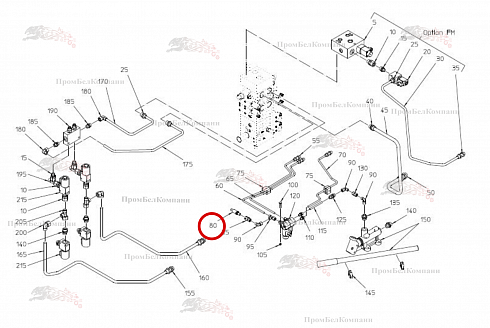 Датчик давления 0-60БАР 4-20МА B92.04449 для свеклоуборочного комбайна Grimme Rexor 620/630