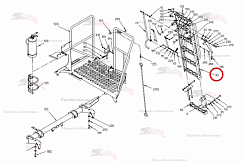 Картинка запчастей: Лестница 101.01682 для свеклоуборочного комбайна Grimme Rexor 620/630
