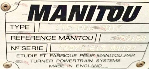Коробка передач 115-PS6-3017 (259158) для телескопического погрузчика Manitou MLT 735-120 LSU, MLT 634, MLT 1035 ETC