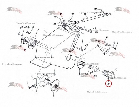 Гидродвигатель S4-124-003-006  для свеклоуборочного комбайна Franz kleine SF 10-2 OMS100