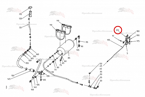 Клапан 5/2-ходовой B89.12231 для свеклоуборочного комбайна Grimme Rexor 620/630