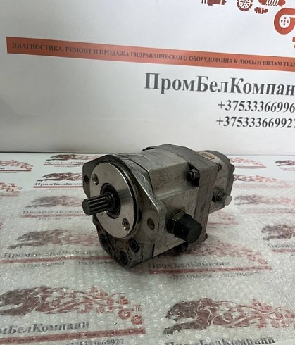 Гидронасос шестеренный двухсекционный HPI P1AAK3031FA2006FL для JOHNSTON CX200
