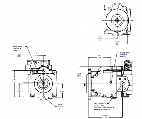 JRR075 Гидронасос аксиально-поршневой Sauer Danfoss 7006035 / JRR075CLS2020NNN3S1A2A2NNNNNNNNNN