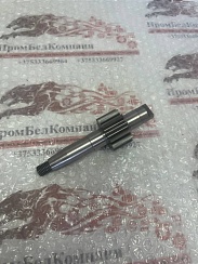 Картинка запчастей: Вал-шестерня ведущая шестеренного гидронасоса конус под шпонку ø 17,4 мм, М11,5*1,5 / L конуса 58 мм, L вала 128 мм, шестерня ø 37,5 мм, z- 12, L- 22,8 мм