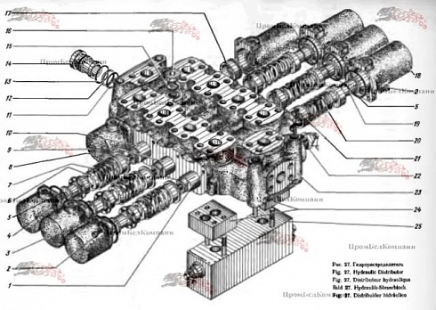 ГГ432 Гидрораспределитель ГГ432А-03А / ГГ 432 А 03 А для ЭО-3322
